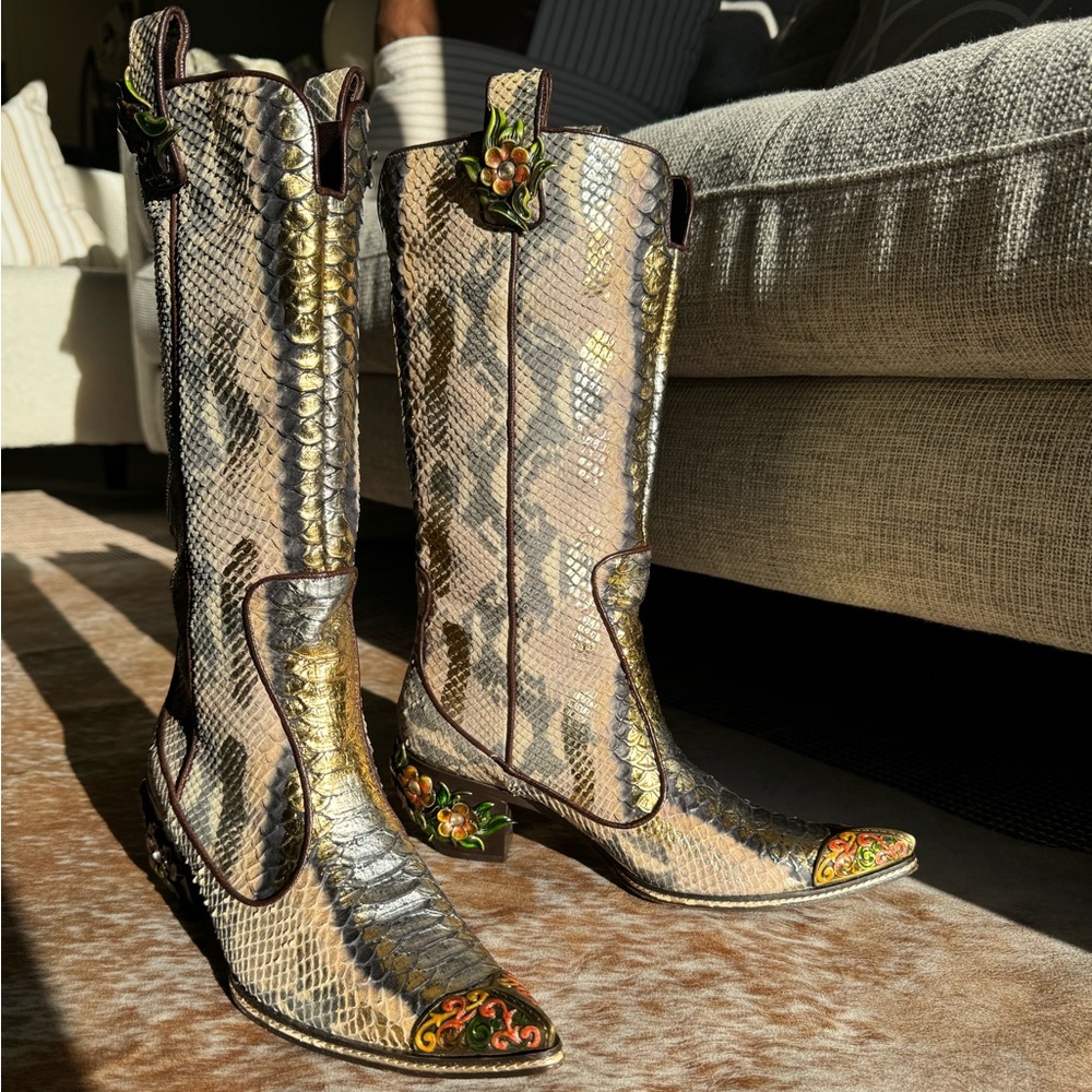 Vincini Guiseppe Zanotti cowboy boots